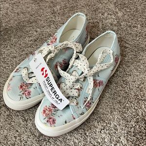 Loveshackfancy x superga sneakers. NWT